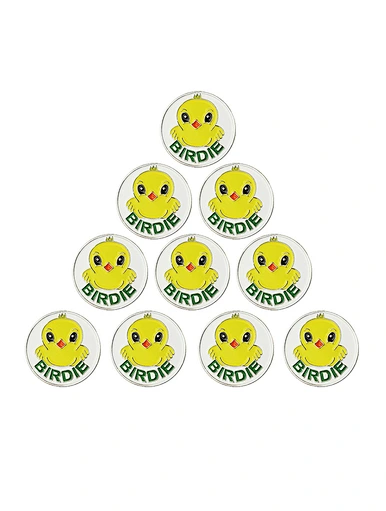 Personalized golf markers are customized accessories used to mark the position of a golfer's ball on the green. These markers can be personalized with names, initials, or logos, adding a unique and personal touch to the game.