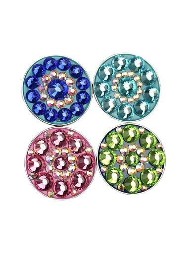 A crystal golf ball marker is a luxurious accessory for golfers. Made with high-quality crystals, these markers add a touch of elegance and sophistication to the game.