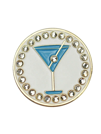 Golf ball markers for the green are essential accessories used to mark the position of a golfer's ball on the putting surface. These small, flat markers are typically made of metal or plastic and come in various designs and colors.