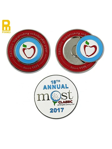 Personalized poker chip ball markers are unique and practical accessories for golfers. These small, round chips can be customized with a golfer's initials, logo, or any desired design.