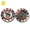 The poker chip with removable ball marker is a versatile accessory for golfers. This chip serves as a ball marker during play and can be easily detached for use in poker games. With its sleek design and convenient functionality.