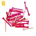 red golf tees