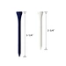 Wooden tees are a classic choice for golfers. Crafted from premium hardwood, these tees offer durability and stability. With their smooth finish and precise design, they ensure consistent tee height and enhance accuracy.