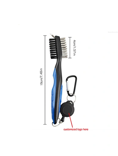 The best golf cleaning brush is a game-changer for golfers. Its sturdy bristles effortlessly remove dirt, grass, and debris from clubheads and grooves, ensuring optimal performance.