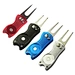 Customized High Quality Aluminum Metal Retractable Switchblade Golf Divot Repair Tool