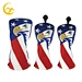 Personalized Whole Set Customize Logo PU Leather Driver Iron Putter Hybrid Golf head cover