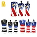 Pet golf head covers are adorable and playful accessories designed to protect the heads of golf clubs. These covers are shaped like animals, such as dogs, cats, or birds, and are made from soft and plush materials.