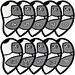 leather golf iron head covers