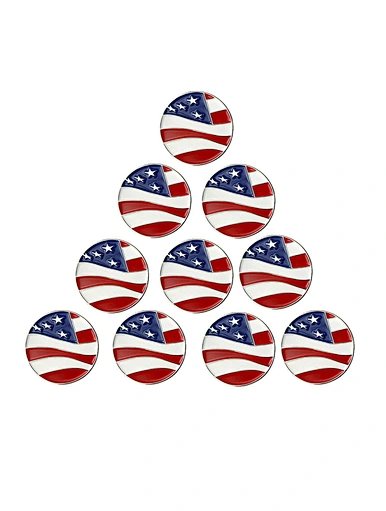 Magnetic ball markers are convenient and practical accessories for golfers. These markers feature a magnetic base that securely attaches to the golf hat or visor, ensuring easy access during the game.