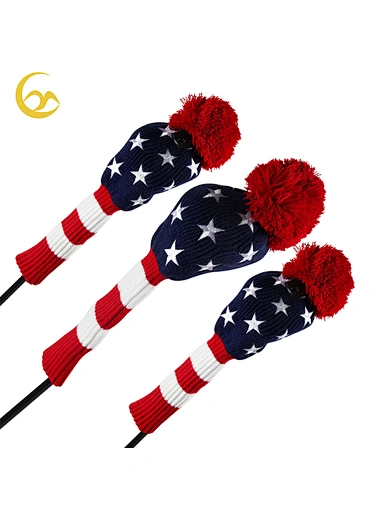 The hybrid head cover golf is a practical and stylish accessory. Designed to fit snugly over your hybrid club, it provides excellent protection against scratches and dings.