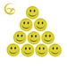 Hot Seller Smile Face Metal Imitation Enamel Golf Ball Markers for Golf