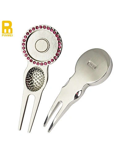 The cool golf divot tools are trendy and stylish accessories for golfers. With unique designs and eye-catching colors, they add a touch of personality to the golfer's equipment.