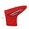 Custom Made Oem Logo Wholesale Quality Luxurious Unique Pu Leather Standard Golf Putter Club Head Covers