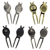The divot tool and ball marker set is a versatile combo for golfers. The divot tool effortlessly repairs divots on the green, while the ball marker conveniently marks the position of the ball. With their compact design and durable construction.