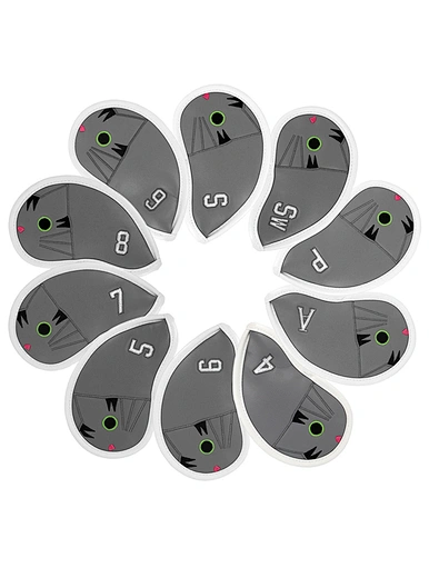 Club head covers for irons are essential accessories for golfers. These covers are designed to protect the heads of each iron club from scratches and dings during transportation and storage. They come in various materials and designs.