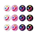 New designs of enamel golf ball marker