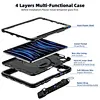 Factory Stock For Ipad 7th 8th 9th Gen 10.2 Inch Pc Silicone Color Kids Universal Tablet Case With Shoulder Strap And Pen Holder