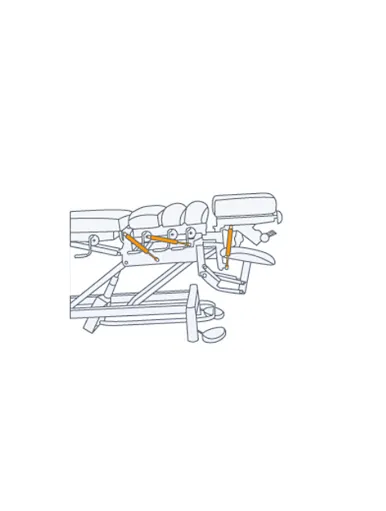 Transport Stretcher gas spring