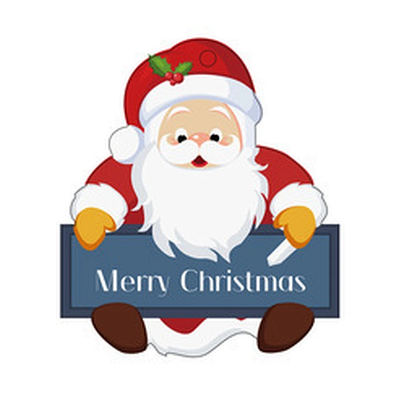 Wholesale Manufacturer Christmas Wooden Decoration DIY Wooden Christmas Ornaments for Xmas Tree