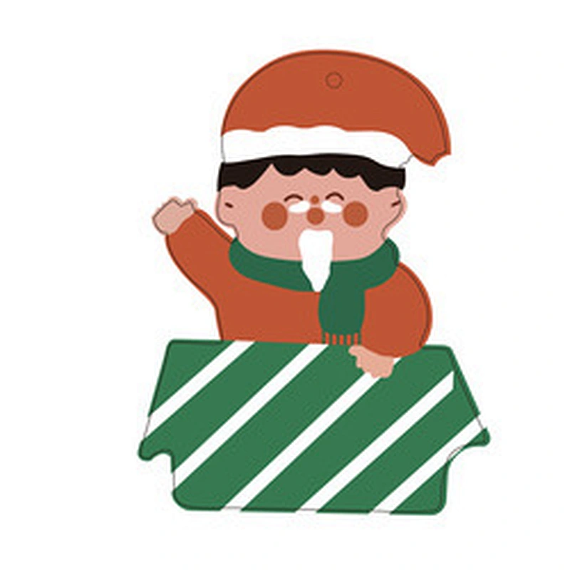 Wholesale Manufacturer Christmas Wooden Decoration DIY Wooden Christmas Ornaments for Xmas Tree