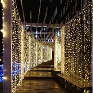 LED Window Curtain String Light Wedding Party Home Garden Bedroom Outdoor Indoor Wall Decorations