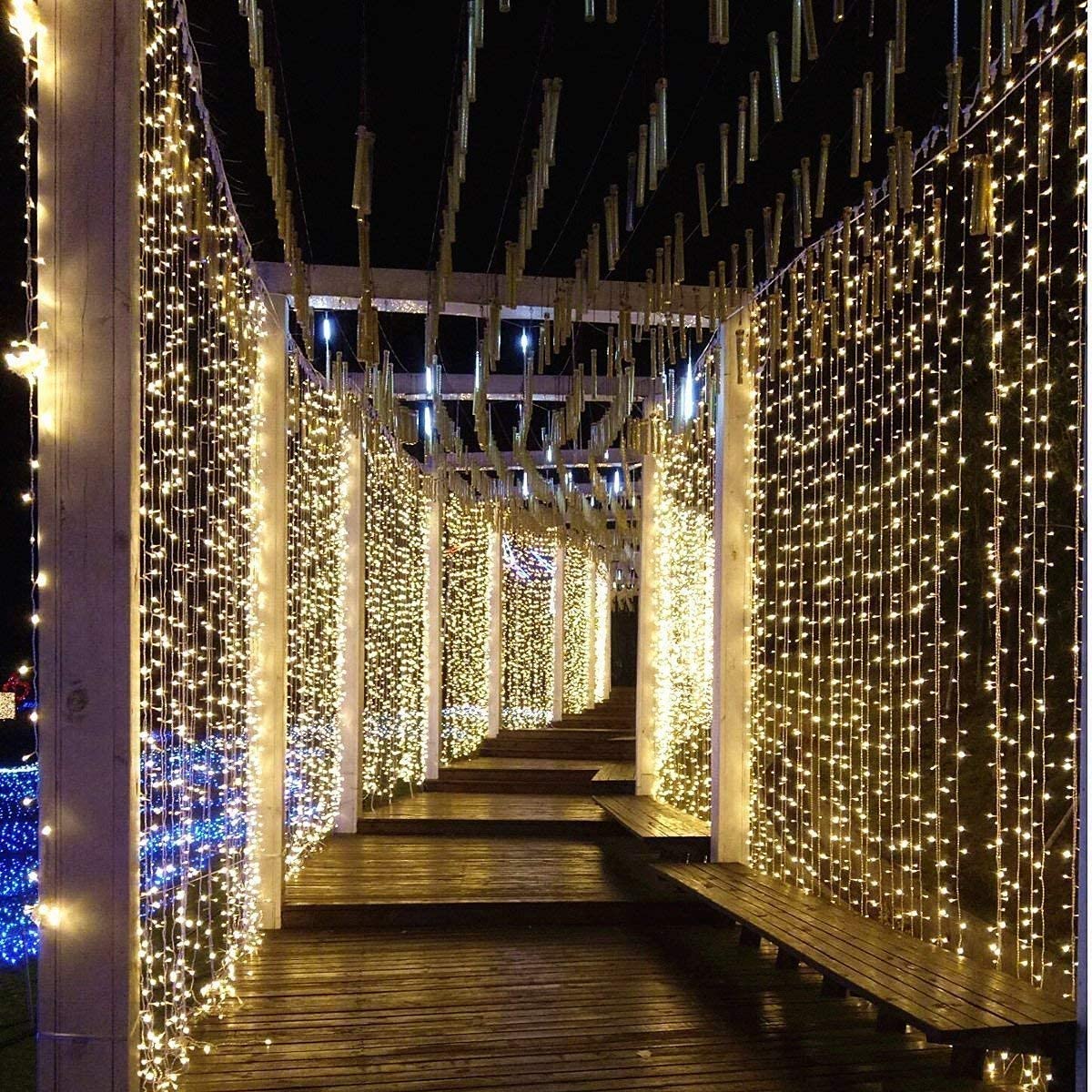LED Window Curtain String Light Wedding Party Home Garden Bedroom Outdoor Indoor Wall Decorations