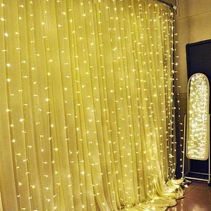 LED Window Curtain String Light Wedding Party Home Garden Bedroom Outdoor Indoor Wall Decorations