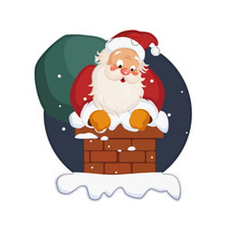 Wholesale Manufacturer Christmas Wooden Decoration DIY Wooden Christmas Ornaments for Xmas Tree