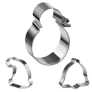 Baking Tools Round Flower Star Heart Shape Cooking Tools Stainless Steel Cookie Cutter Set
