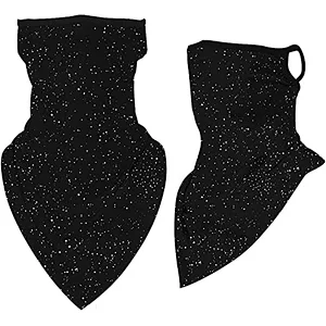 Face Mask Reusable Washable Cloth Bandanas Women Men Neck Gaiter Cover Ear Loops