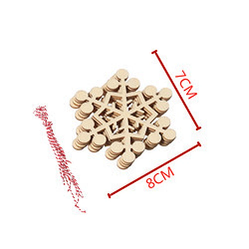 Christmas Tree Manual Creativity Diy Wooden Crafts Pendant Home Decoration