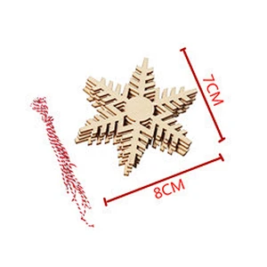 Christmas Tree Manual Creativity Diy Wooden Crafts Pendant Home Decoration