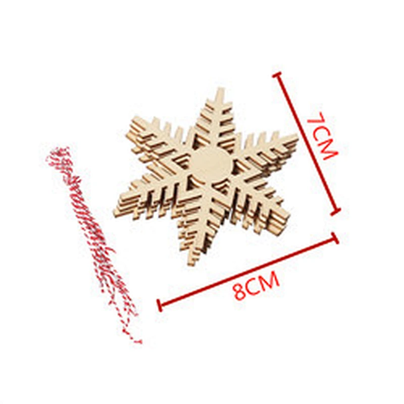 Christmas Tree Manual Creativity Diy Wooden Crafts Pendant Home Decoration