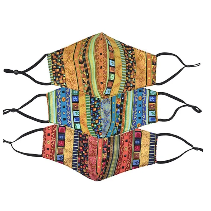 Men Women Soft Cotton Fabric Mask Half Face Protective Fashion  Face Cover Mask Bandana