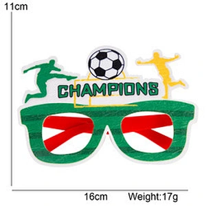 Worldcup Soccer Glasses Decoration Party Gathering World Cup Fan Items Diy Glasses For Fans