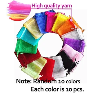 Organza Bags Mesh Organza Gift Bags with Drawstring