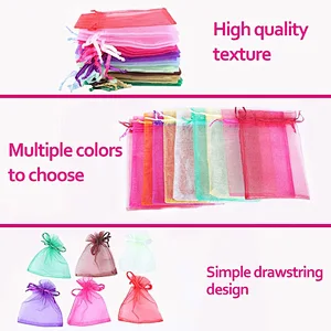 Organza Bags Mesh Organza Gift Bags with Drawstring