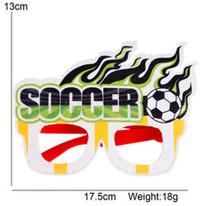 Worldcup Soccer Glasses Decoration Party Gathering World Cup Fan Items Diy Glasses For Fans