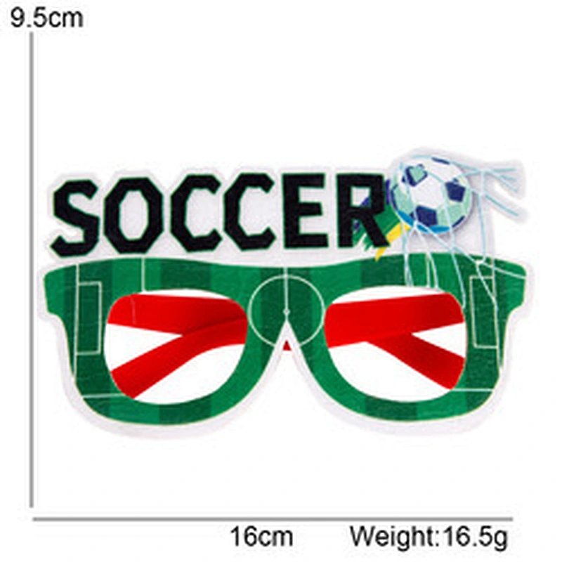 Factory Price Glasses Decoration Adult Party Football Fan Supplies Watch Football Cheer Glasses