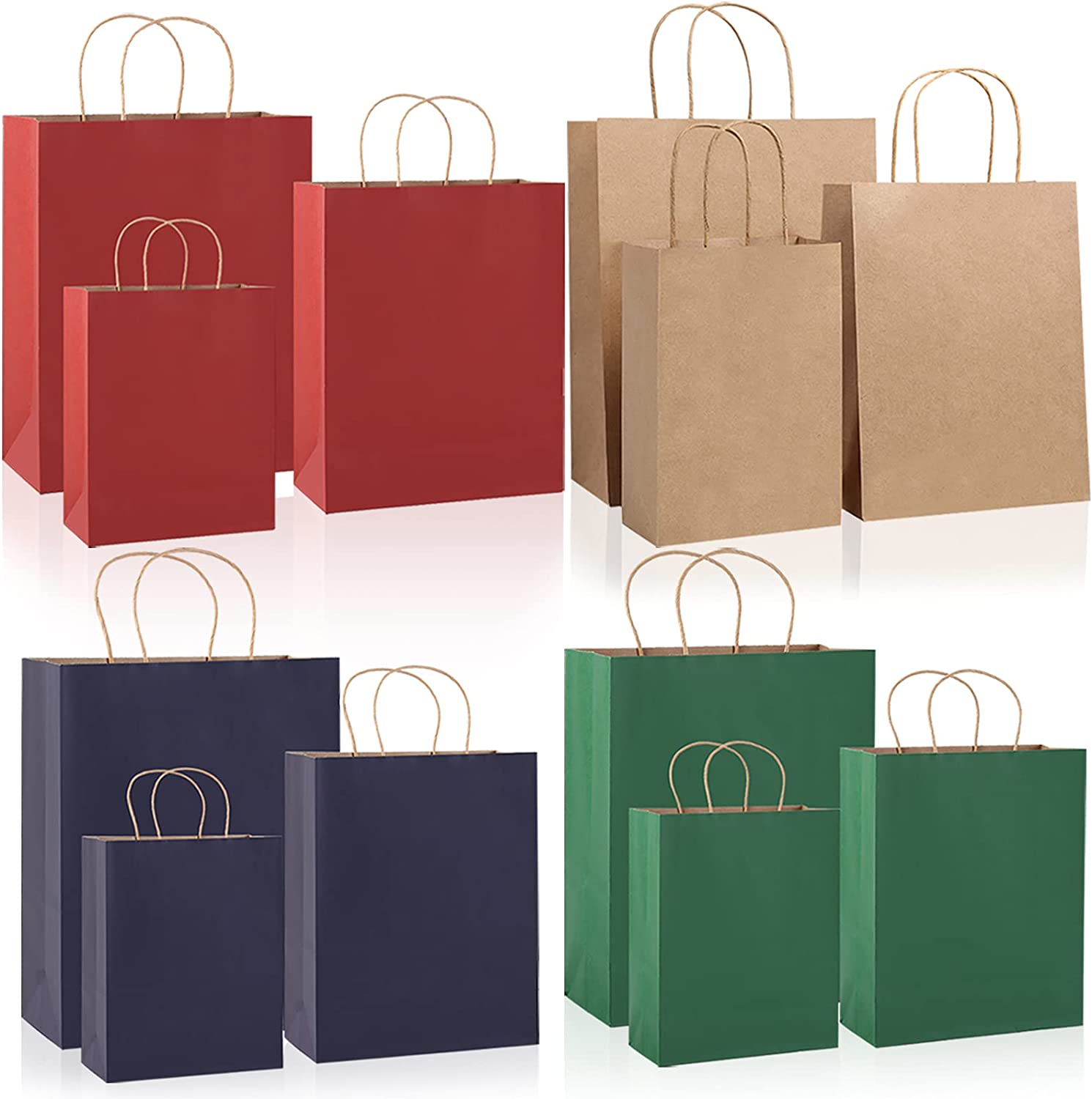 24 Pcs Perfect Solution for Christmas Mother's Day Father's Day Thanksgiving Birthday Party Gift Bags