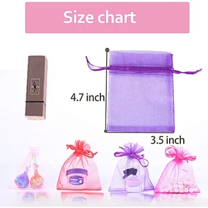 Organza Bags Mesh Organza Gift Bags with Drawstring