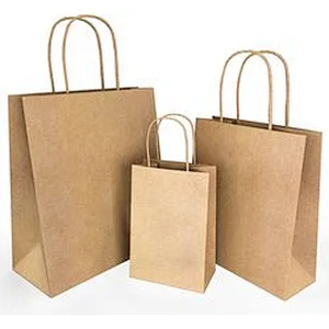 Medium Large Paper Gift Bags Assorted sizes Paper Kraft Paper Bags for Small Business