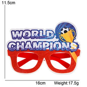 Worldcup Soccer Glasses Decoration Party Gathering World Cup Fan Items Diy Glasses For Fans