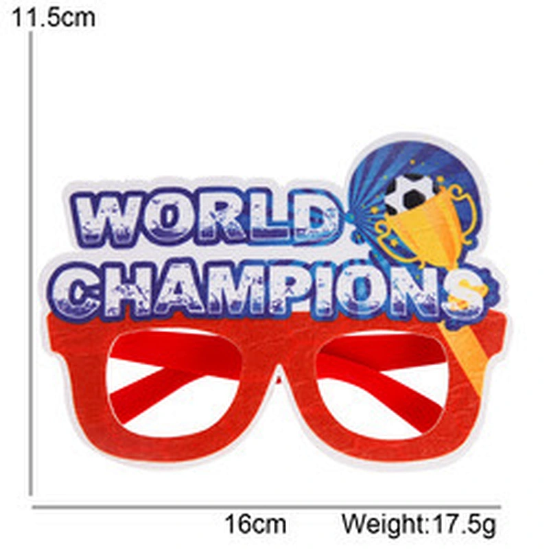 Worldcup Soccer Glasses Decoration Party Gathering World Cup Fan Items Diy Glasses For Fans