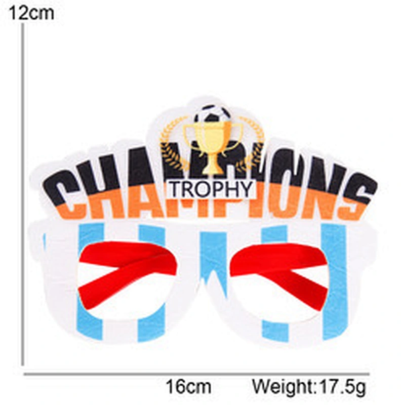 Factory Price Glasses Decoration Adult Party Football Fan Supplies Watch Football Cheer Glasses