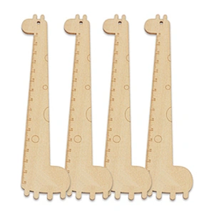 Giraffe Wooden Ruler Christmas Ornaments Christmas Tree Wooden Ornaments Wooden Gift
