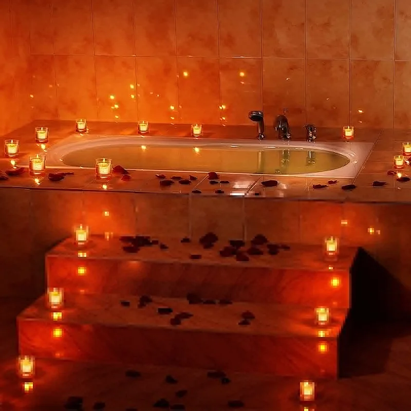 1.5 Inch 50 Pieces Centerpieces Unscented Valentine's Day Floating Candles