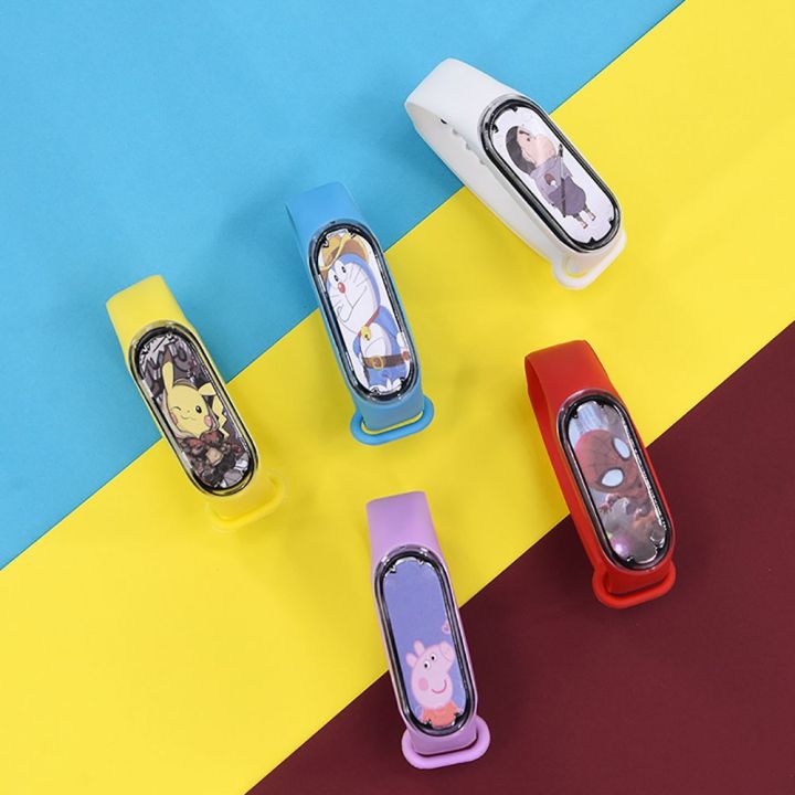 Watch Kids Watch Girl Cute Cartoon Princess Sports Waterproof Silicone Band LED Digital Wrist Watch