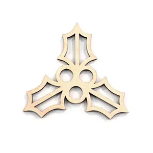Sequisite 2023 Christmas Wooden Customization Hanging Decoration Double Side DIY Ornament