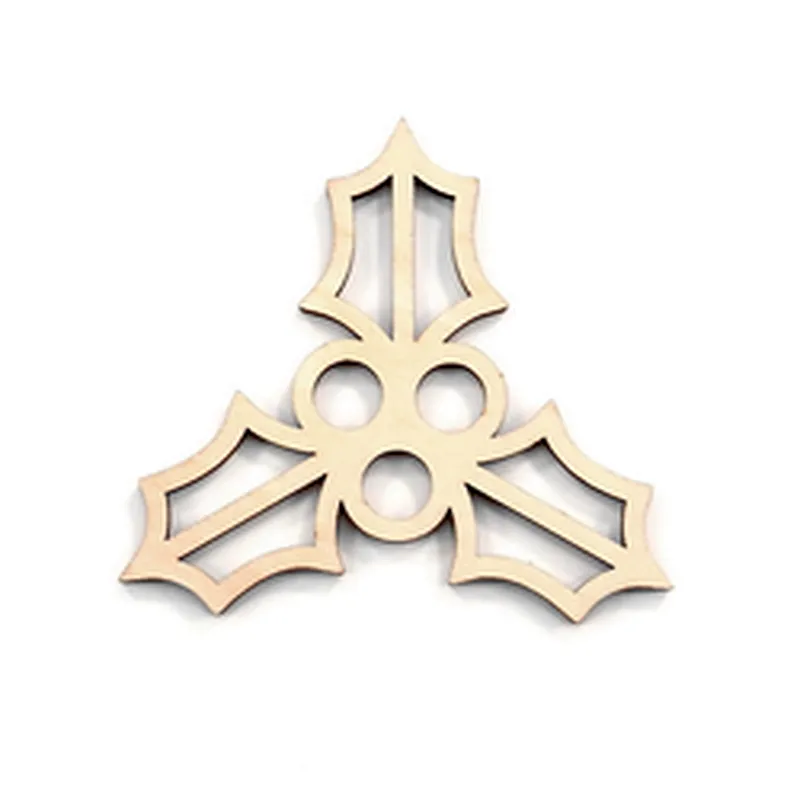 Sequisite 2023 Christmas Wooden Customization Hanging Decoration Double Side DIY Ornament